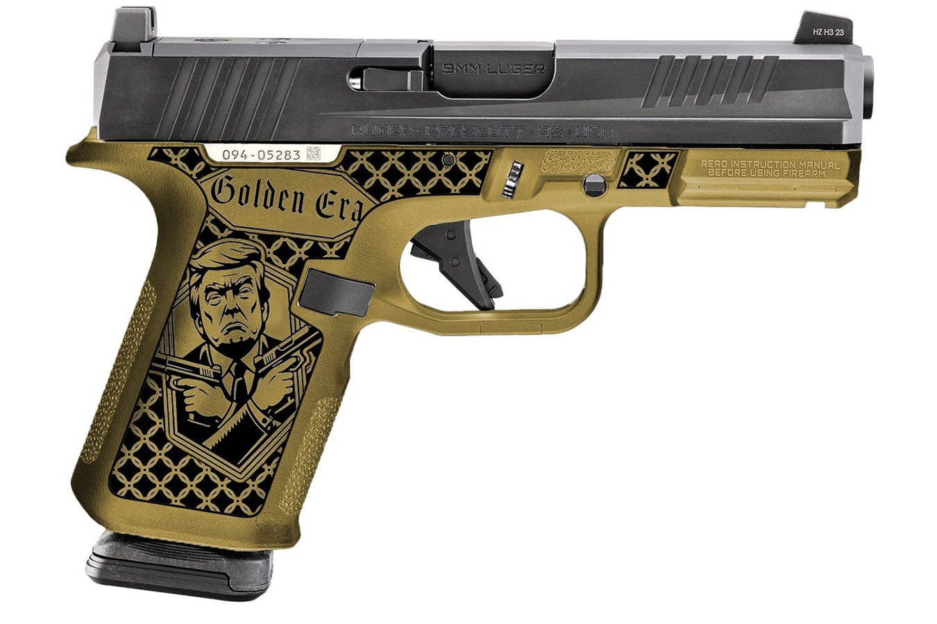 RUGER RXM 9mm Optic Ready 15+1 Don Wick 2.0 Special Edition Donald Trump Pistol