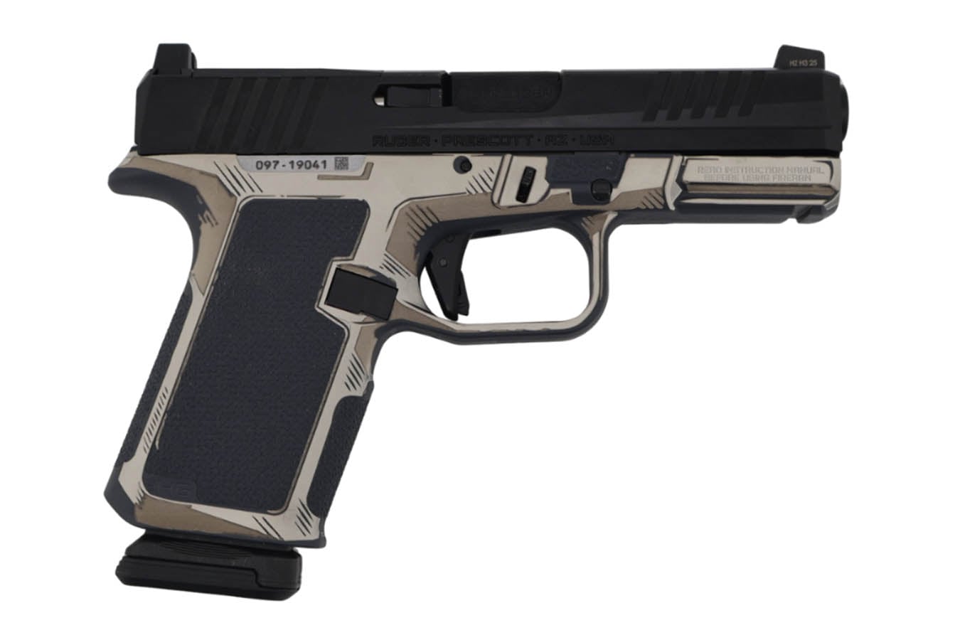 RUGER RXM Optic-Ready 9mm Semi-Auto Pistol w/ Stealth Gray Sketch Finish
