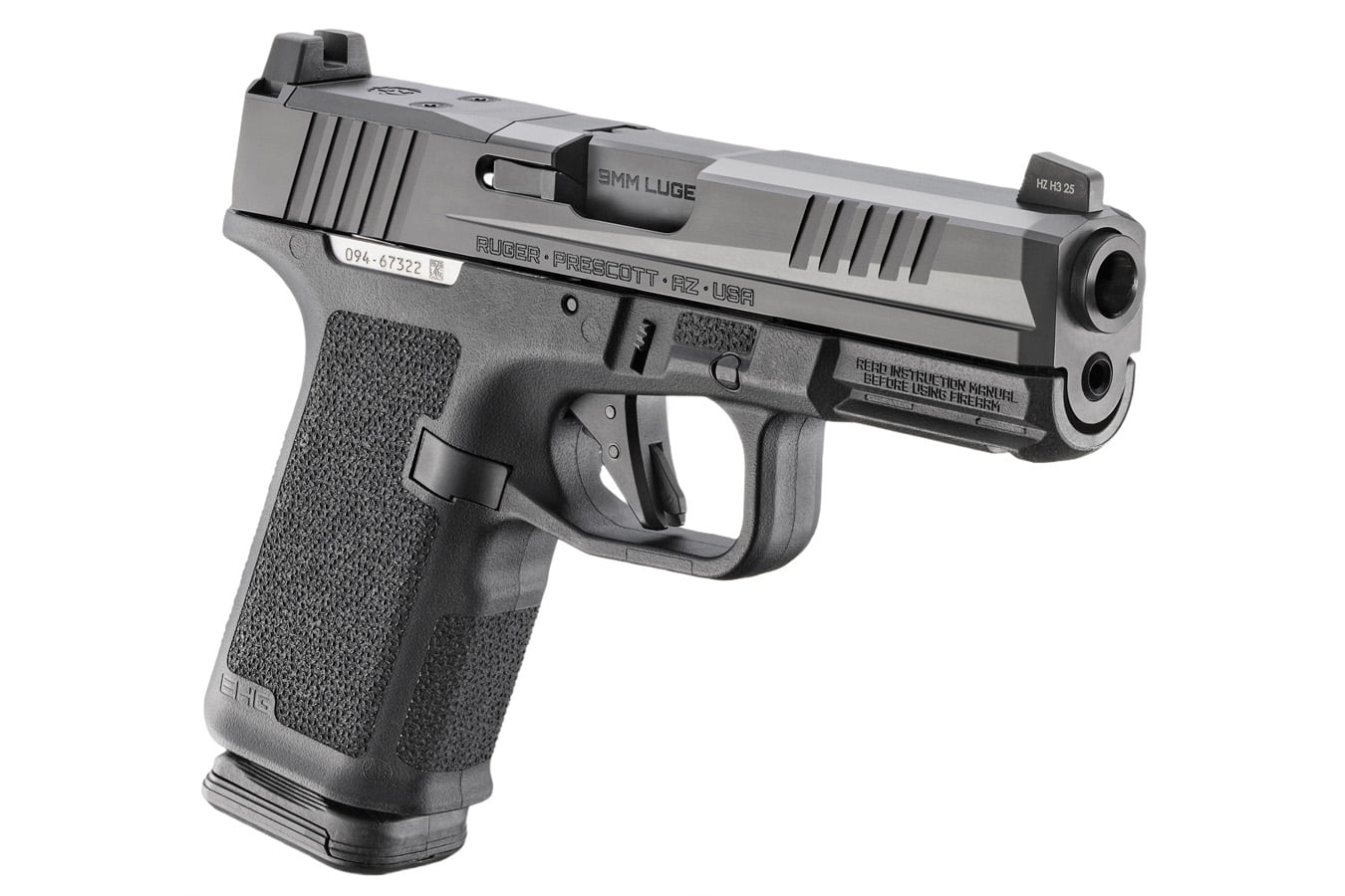 RUGER RXM 9mm Optic Ready Pistol with Black Frame and Black Slide