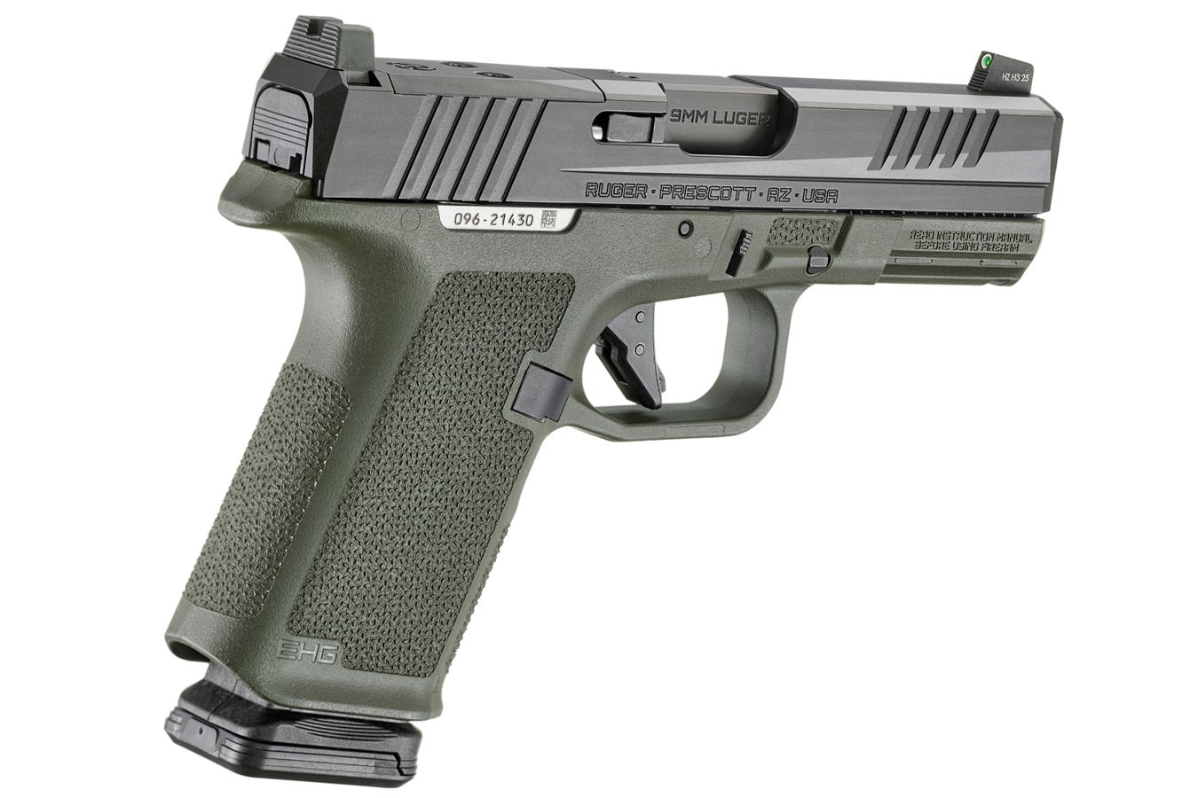 RUGER RXM 9mm Optic Ready Pistol with ODG Frame and Black Slide