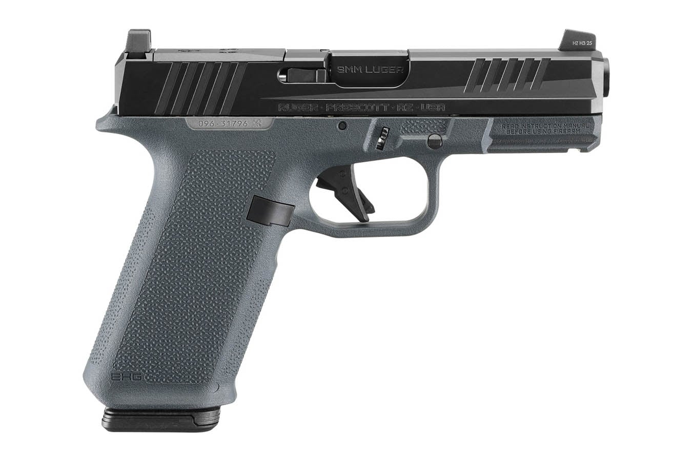 RUGER RXM 9mm Semi-Auto Pistol with Gray Frame