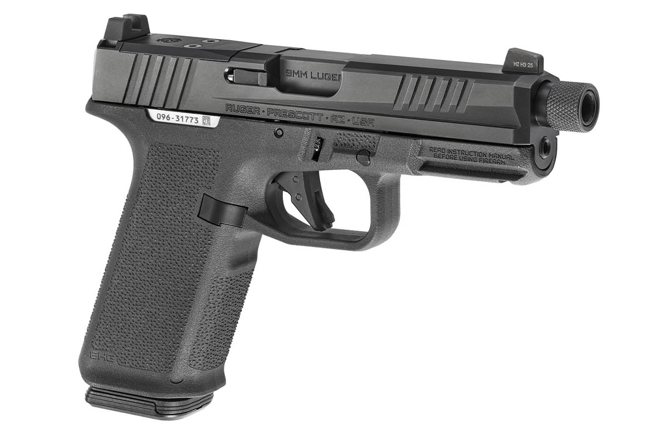 RUGER RXM 9mm Full-Size 17+1 Optic Ready Pistol with Threaded Barrel