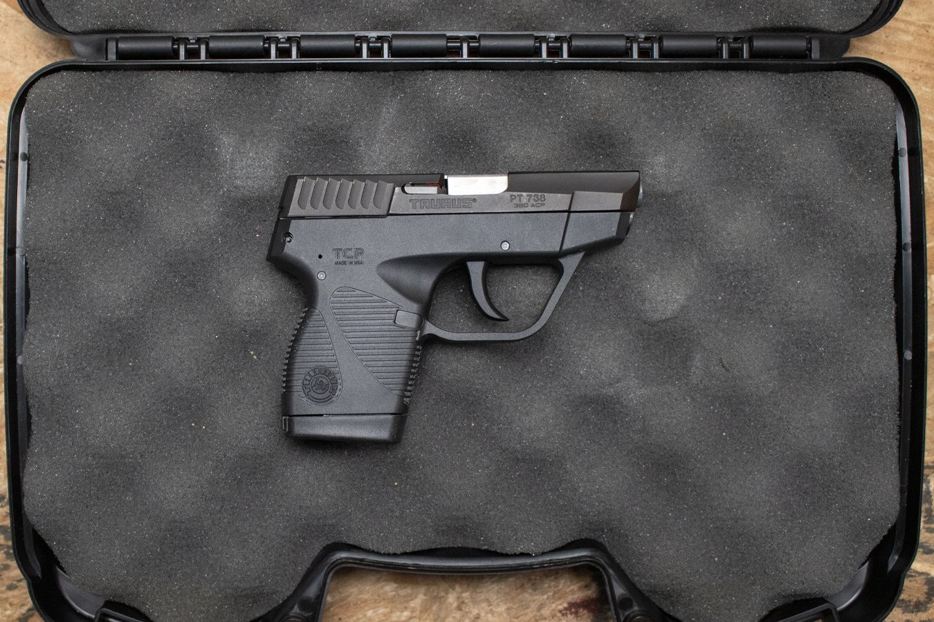 TAURUS TCP PT-738 380 ACP Police Trade-In Pistol with Case