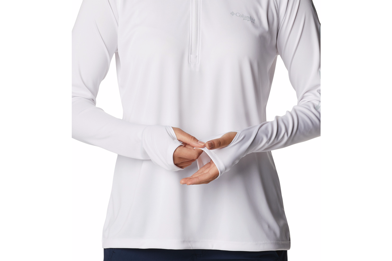 Columbia Women's PFG Tidal Tee Quarter Zip Long Sleeve Shirt