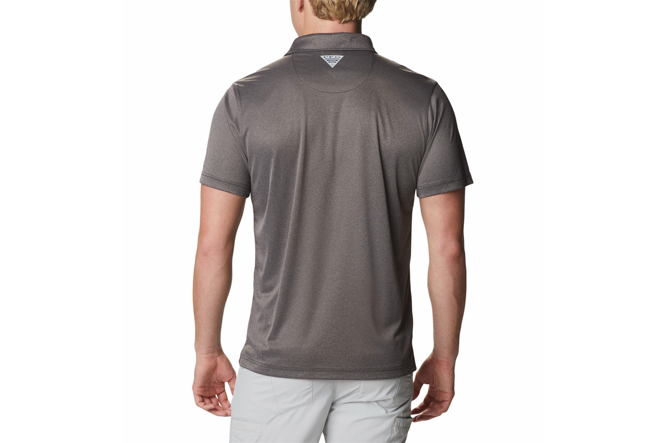Columbia Men`s Terminal Tackle Heather Short-Sleeve Polo