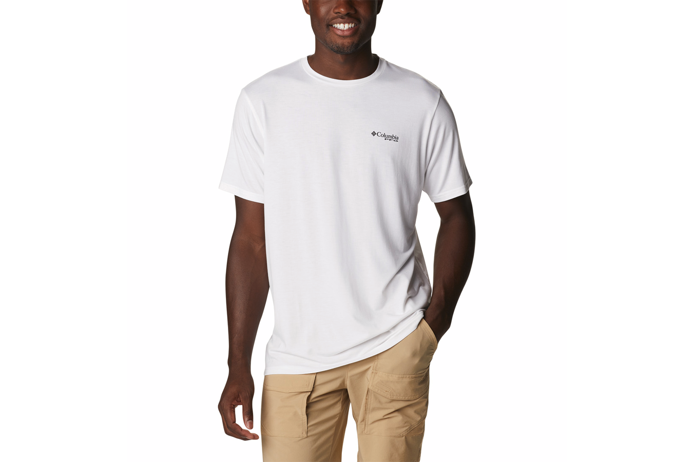 Columbia PFG Boat Badge Short Sleeve Tech Tee