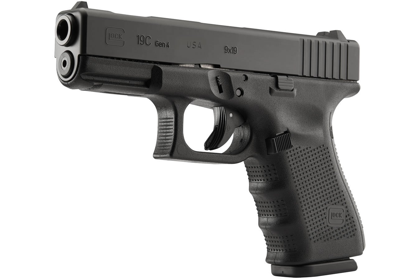 GLOCK 19C Gen4 9mm 15-Round Pistol with Ported Barrel (Made in USA)