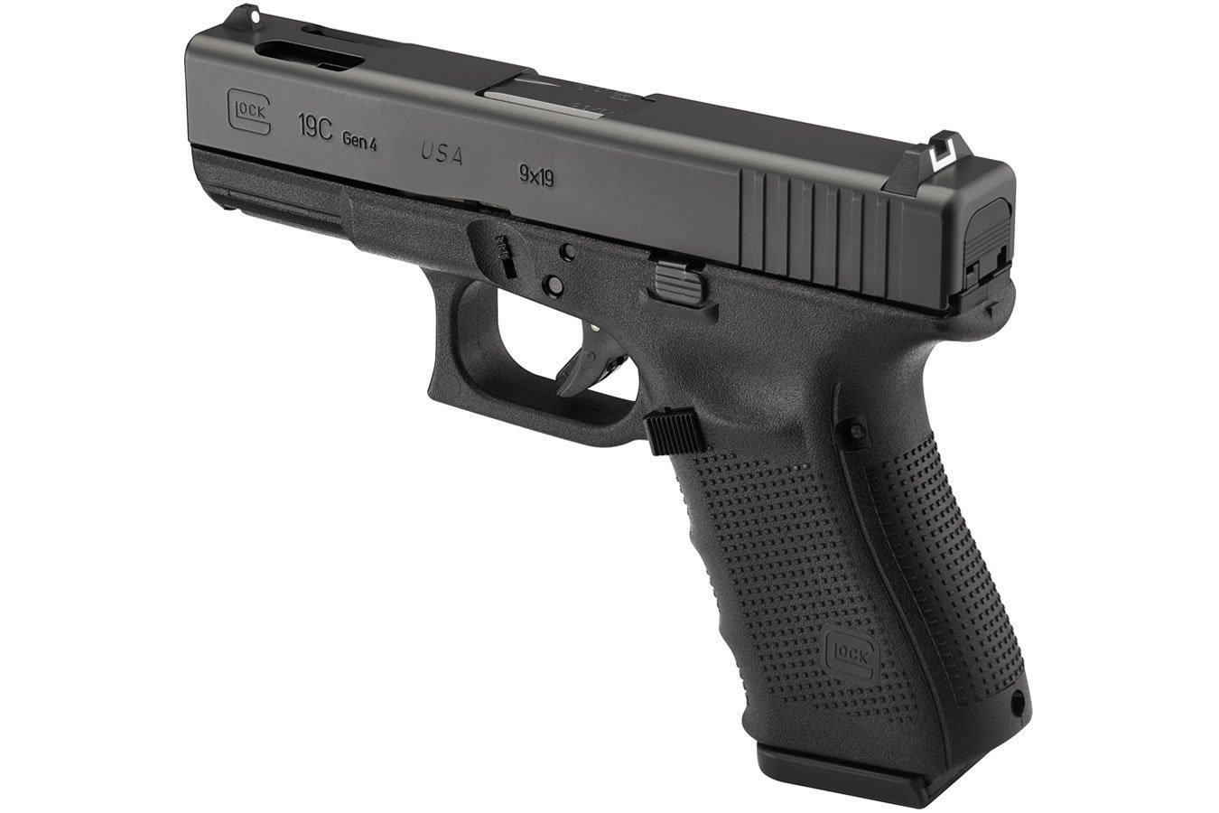 GLOCK 19C Gen4 9mm 15-Round Pistol with Ported Barrel (Made in USA)