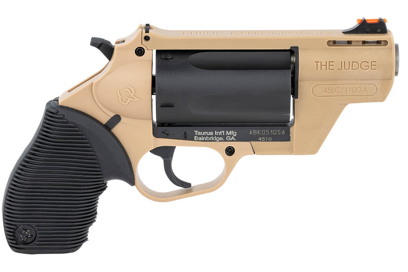 TAURUS Judge Public Defender 45 Colt/410-Bore Revolver with FDE Finish