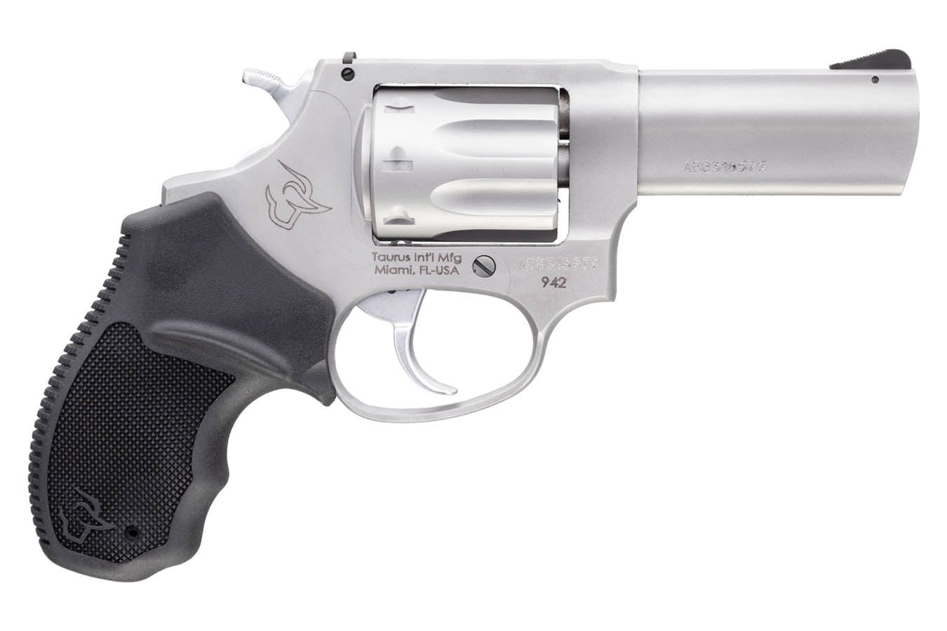 TAURUS 942 22 LR 8-Shot Revolver with 3 Inch Barrel and Matte Stainless Finish