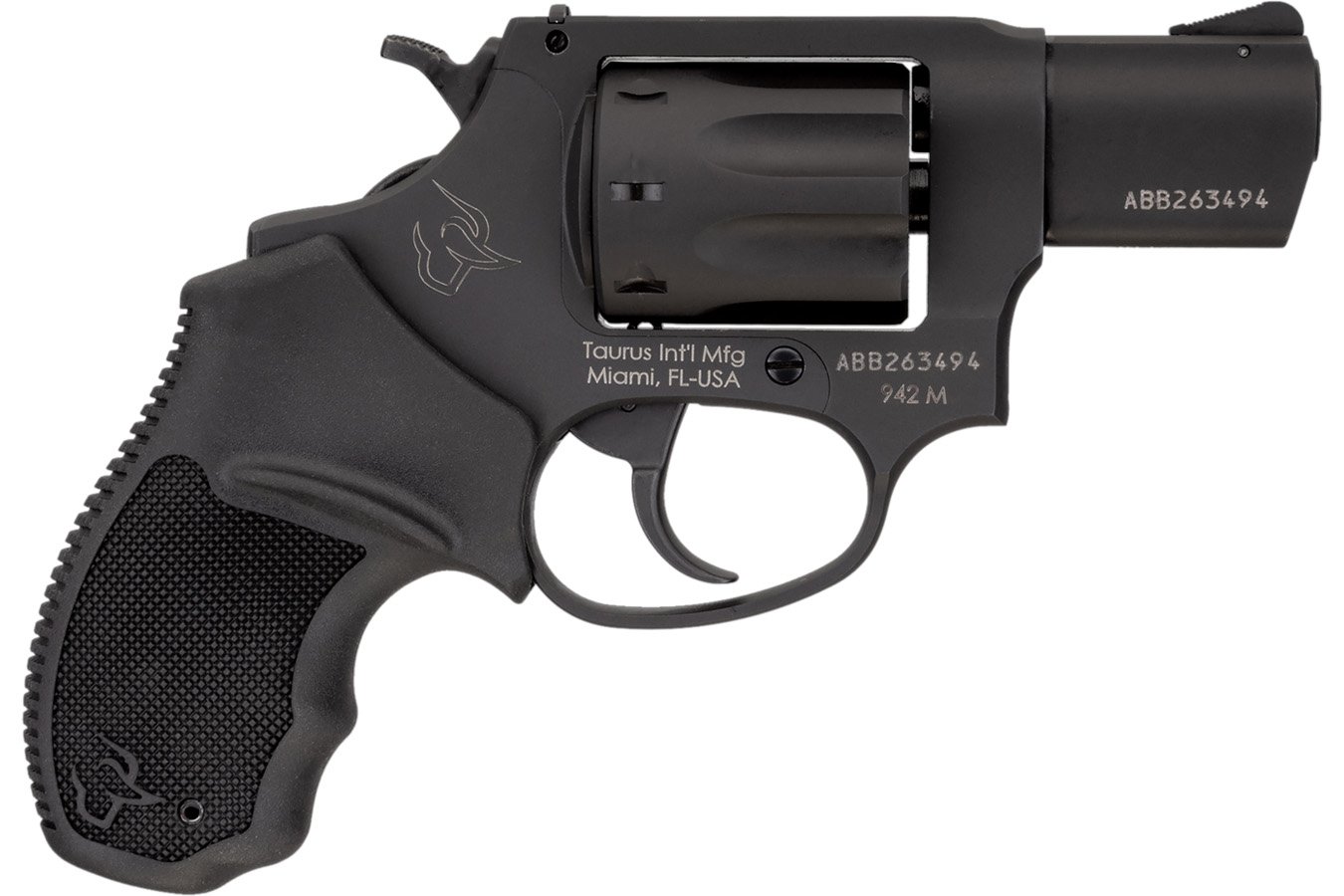 TAURUS 942 22 Magnum Rimfire Revolver with Matte Black Finish