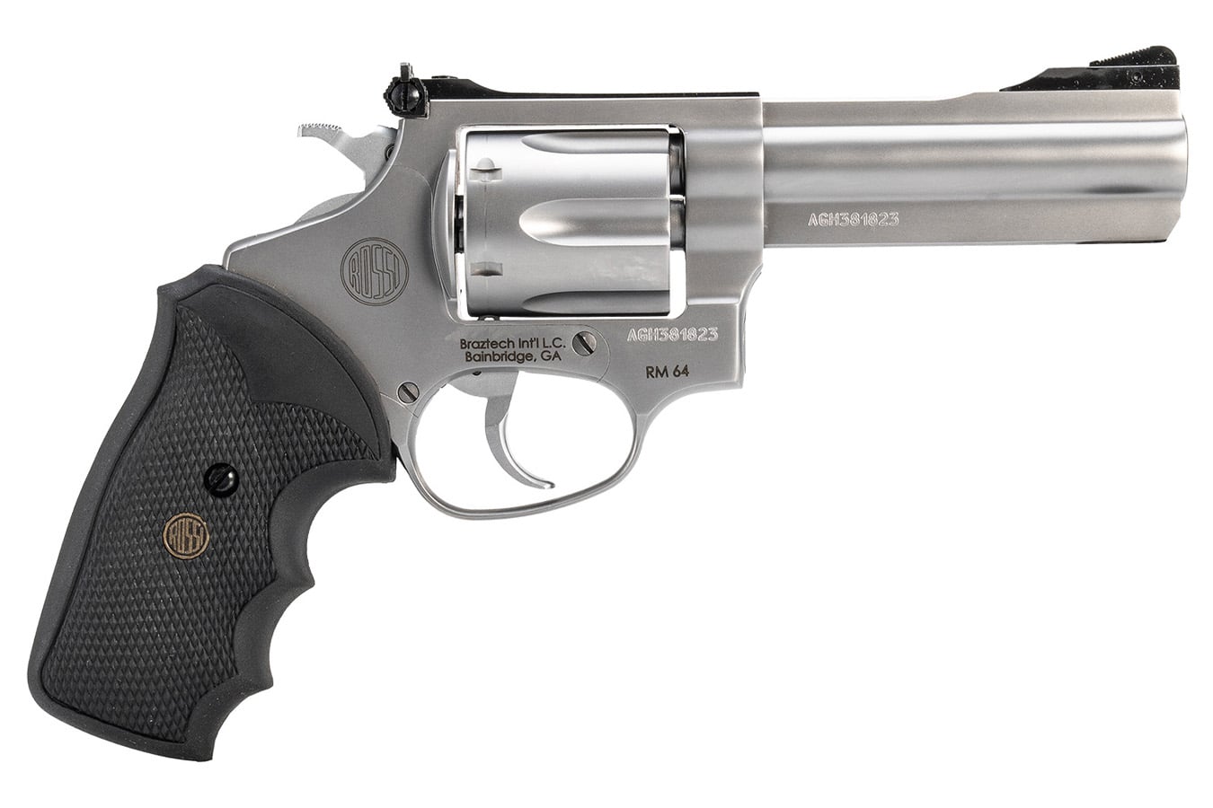 Rossi RM64 357 Magnum Double-Action Revolver with 4 Inch Barrel