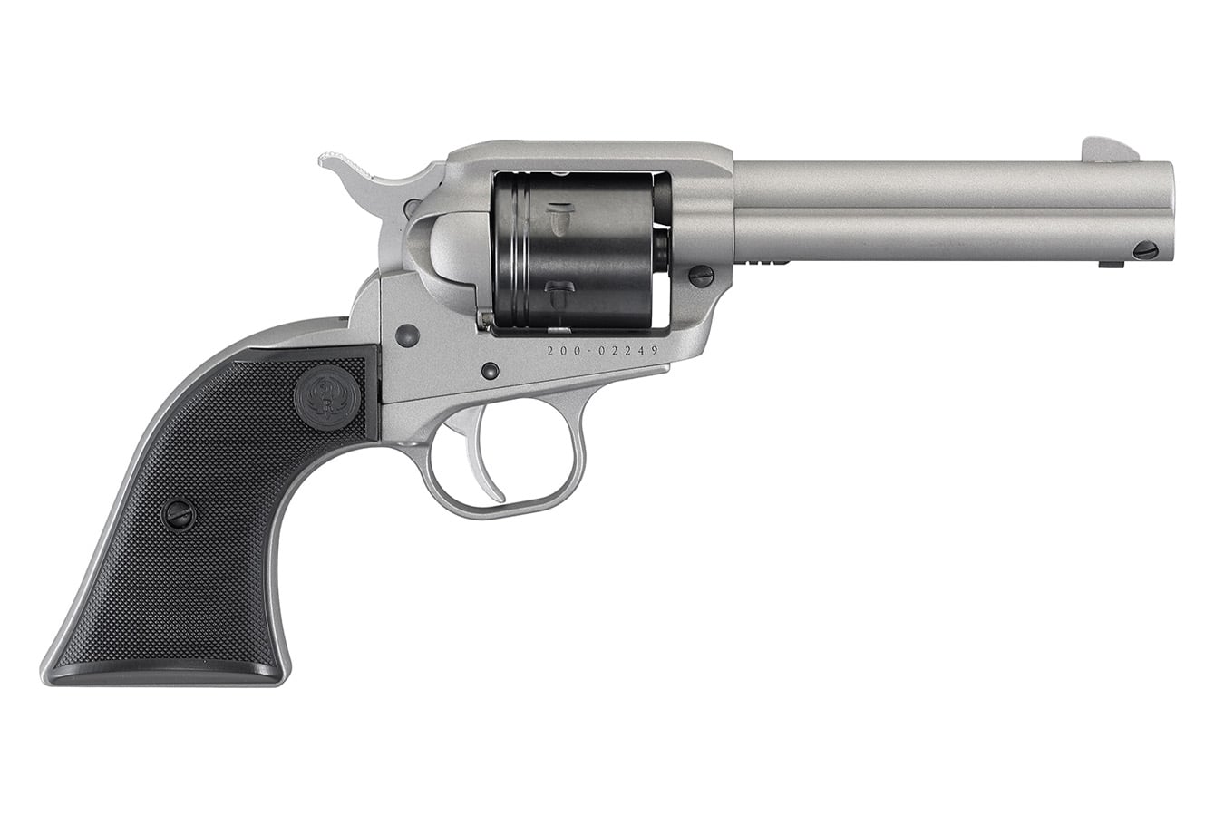 RUGER Wrangler 22LR Silver Cerakote Single-Action Revolver