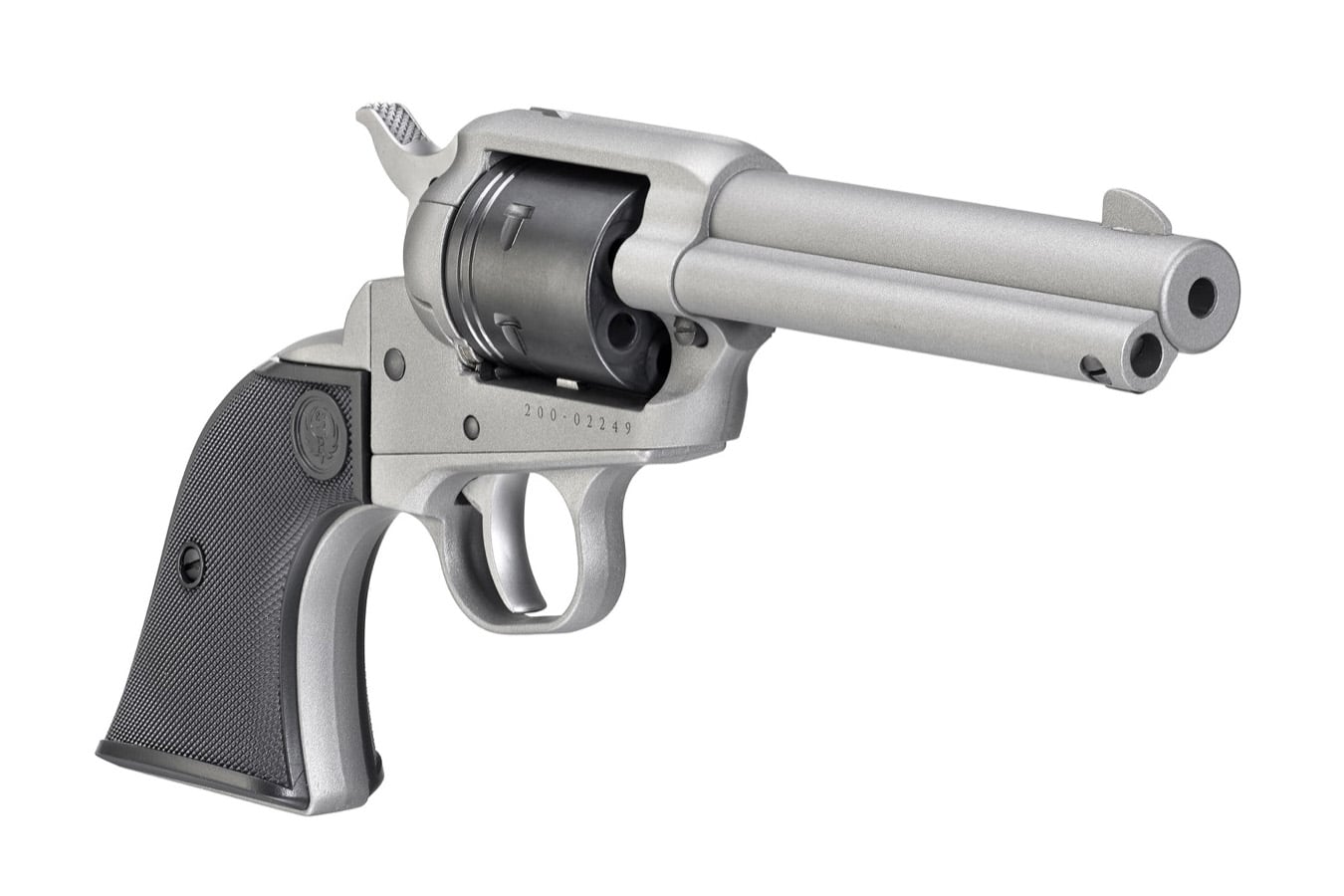 RUGER Wrangler 22LR Silver Cerakote Single-Action Revolver