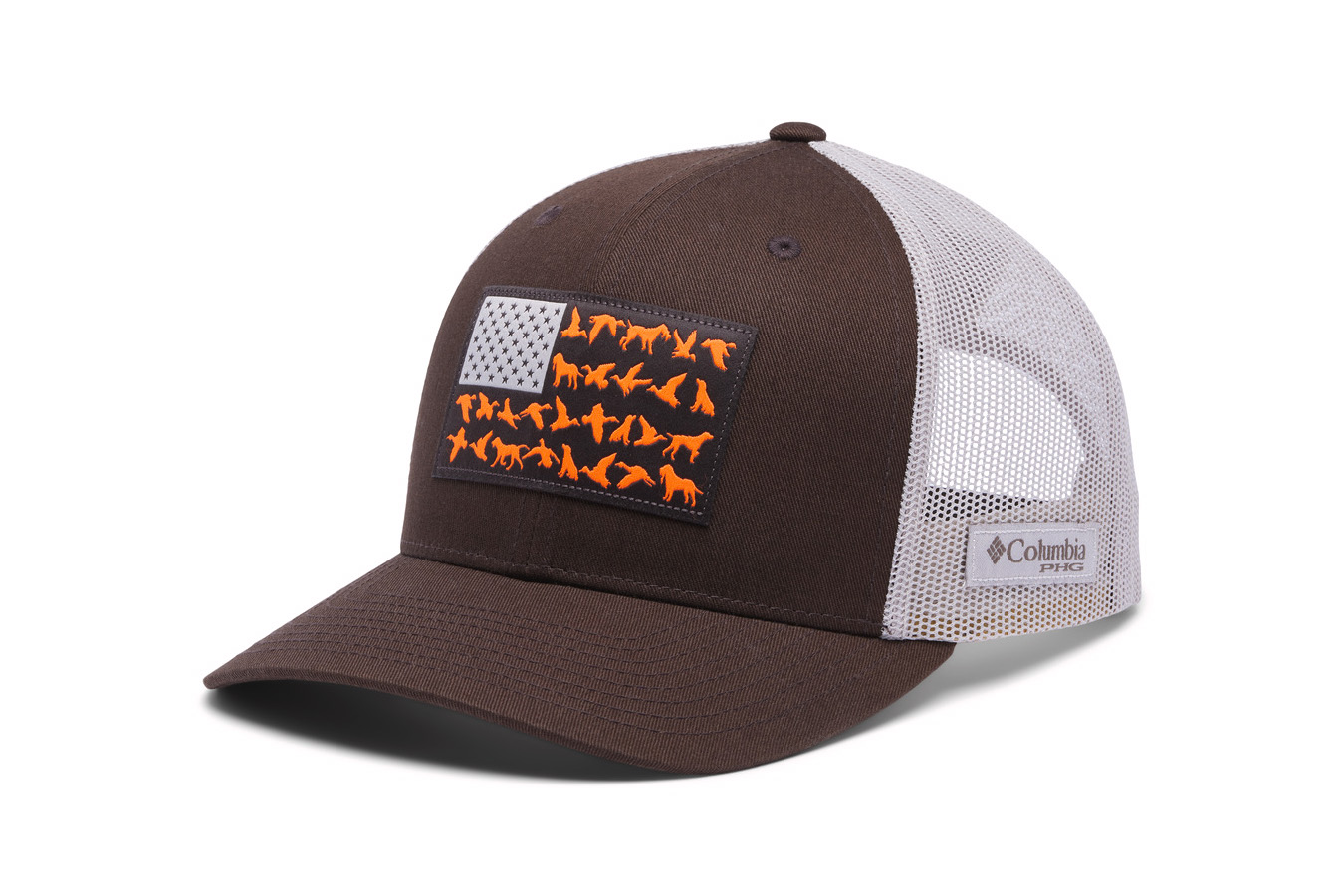 Columbia PHG Game Flag Mesh Snapback Hat