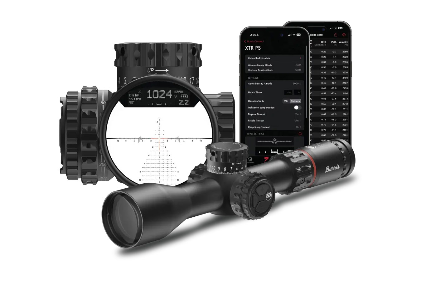 BURRIS XTR PS 5.5-30x56mm Riflescope Illuminated PEK System