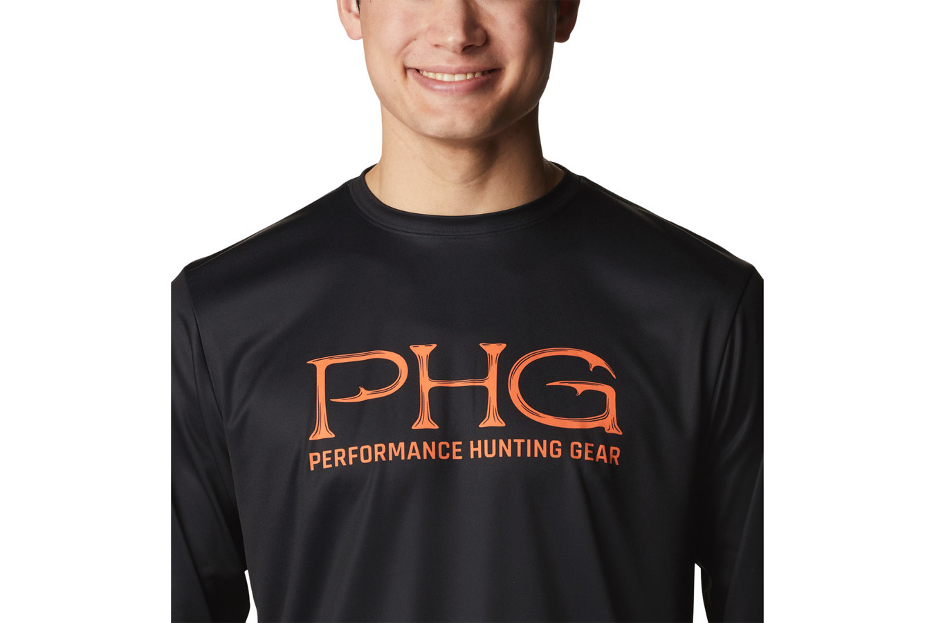 Columbia Men's PHG Terminal Shot Antler Logo Long Sleeve
