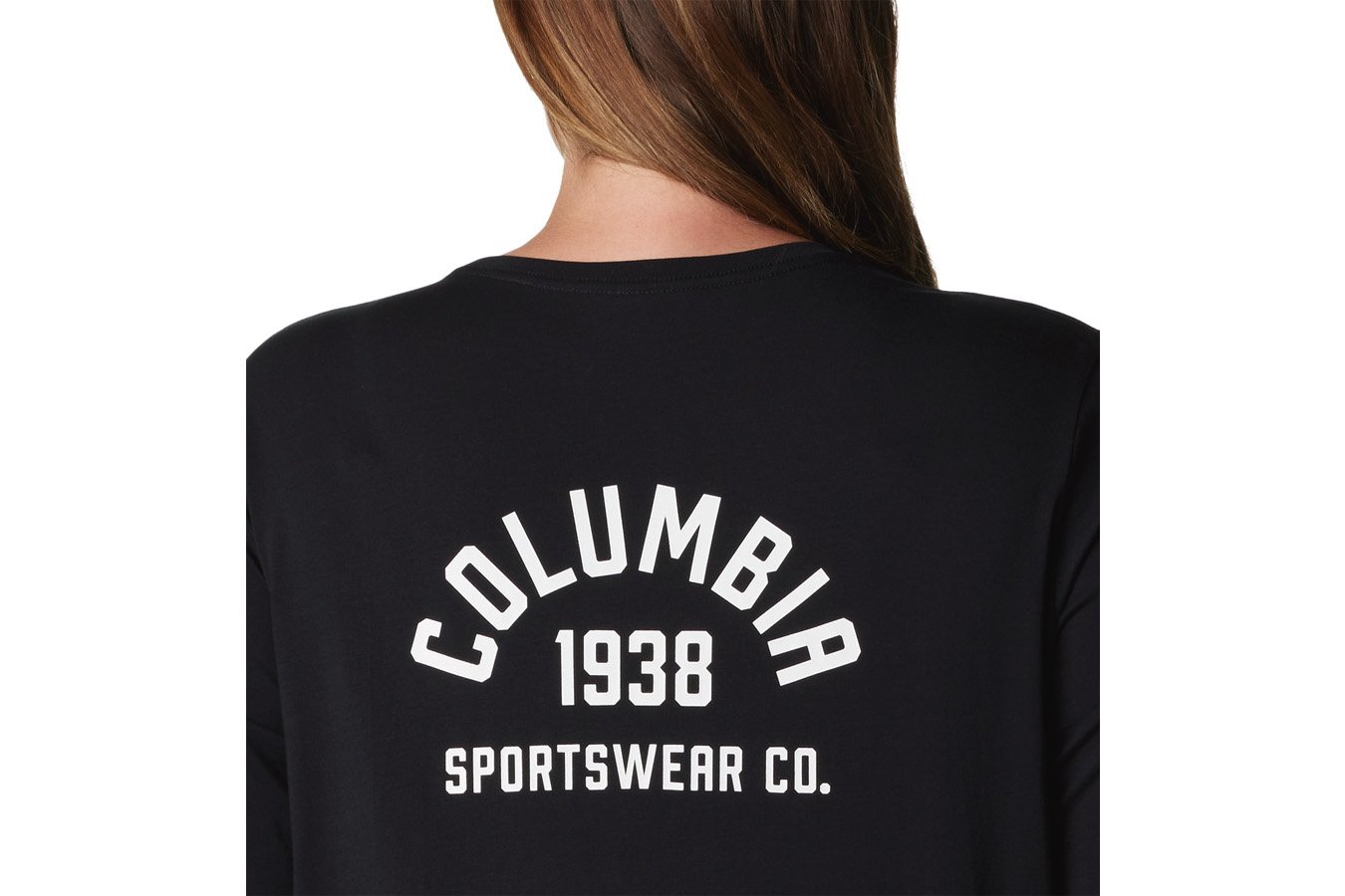 Columbia Women`s North Cascades Back Graphic Long Sleeve Tee
