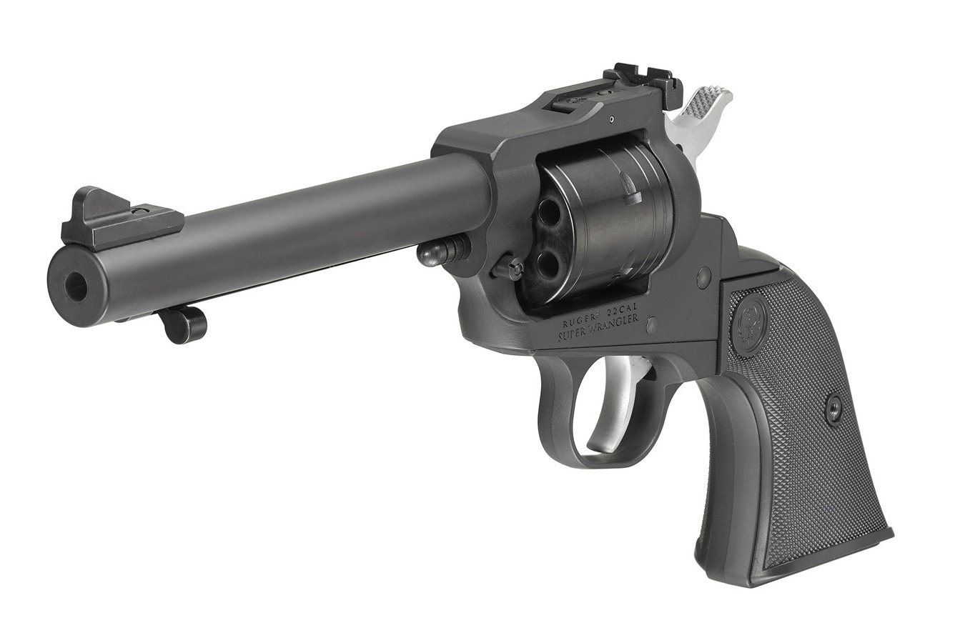 RUGER Super Wrangler 22LR/22 Magnum Revolver with Black Cerakote Finish