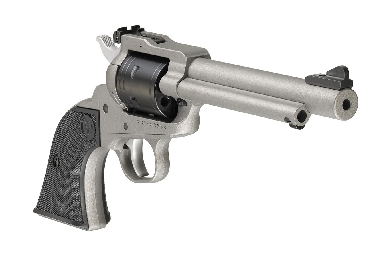 RUGER Super Wrangler 22LR/22 Magnum Revolver with Silver Cerakote Finish