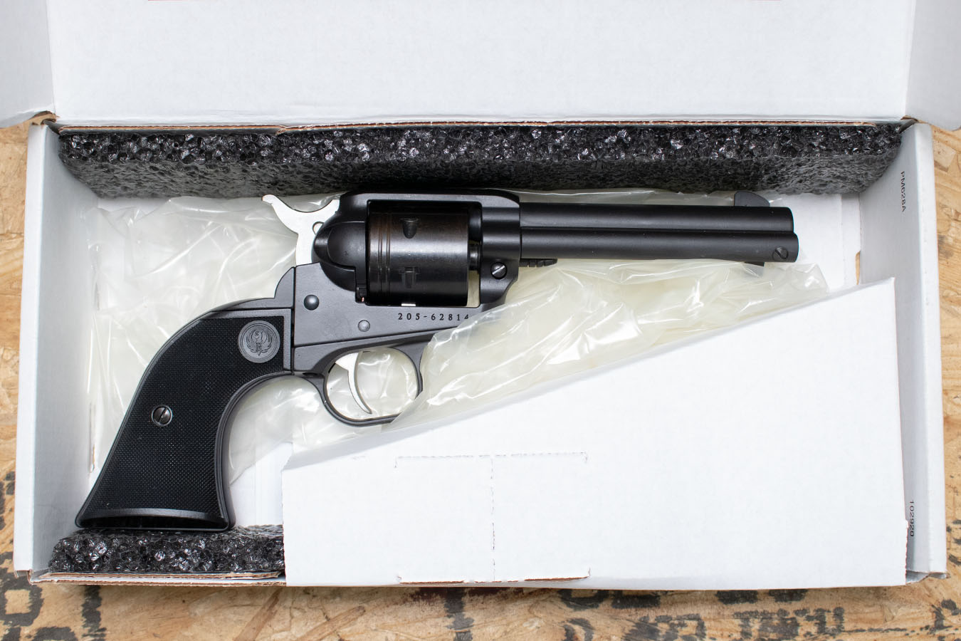 RUGER Wrangler 22LR Used Trade-In Single-Action Revolver w/Black Cerakote Finish, Box