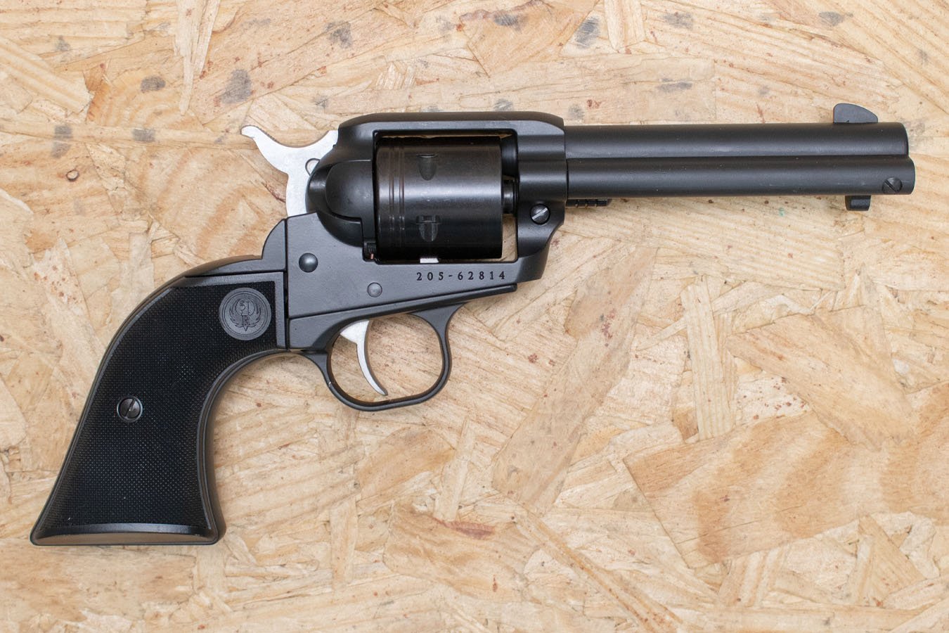 RUGER Wrangler 22LR Used Trade-In Single-Action Revolver w/Black Cerakote Finish, Box