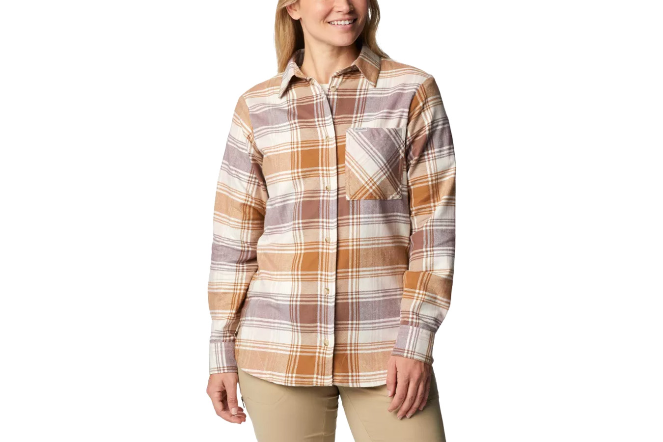 Columbia Women's Calico Basin Flannel Long Sleeve Shirt