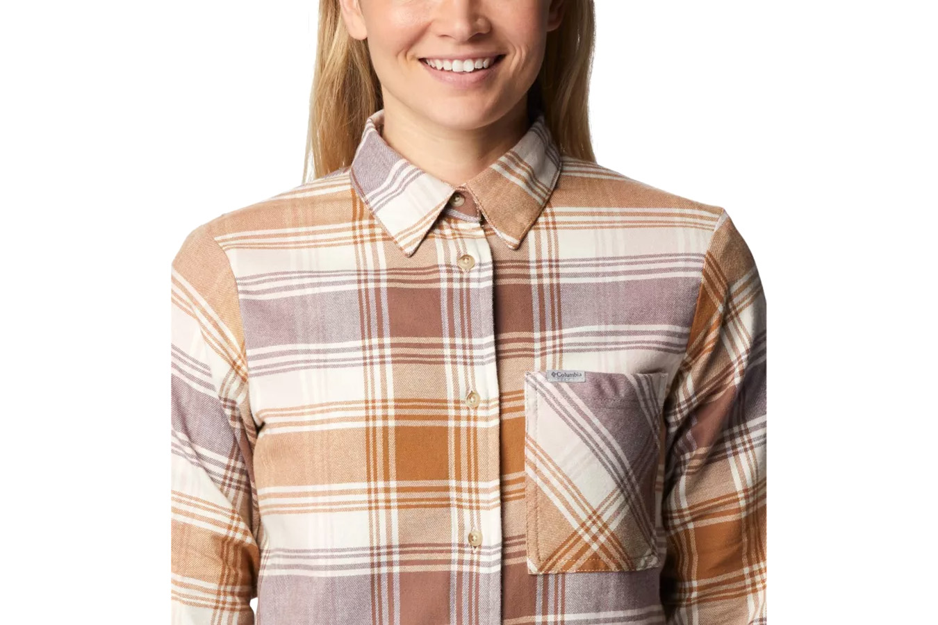 Columbia Women's Calico Basin Flannel Long Sleeve Shirt