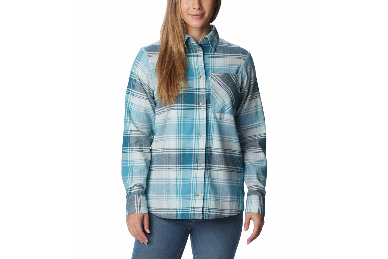 Columbia Women's Calico Basin Flannel Long Sleeve Shirt