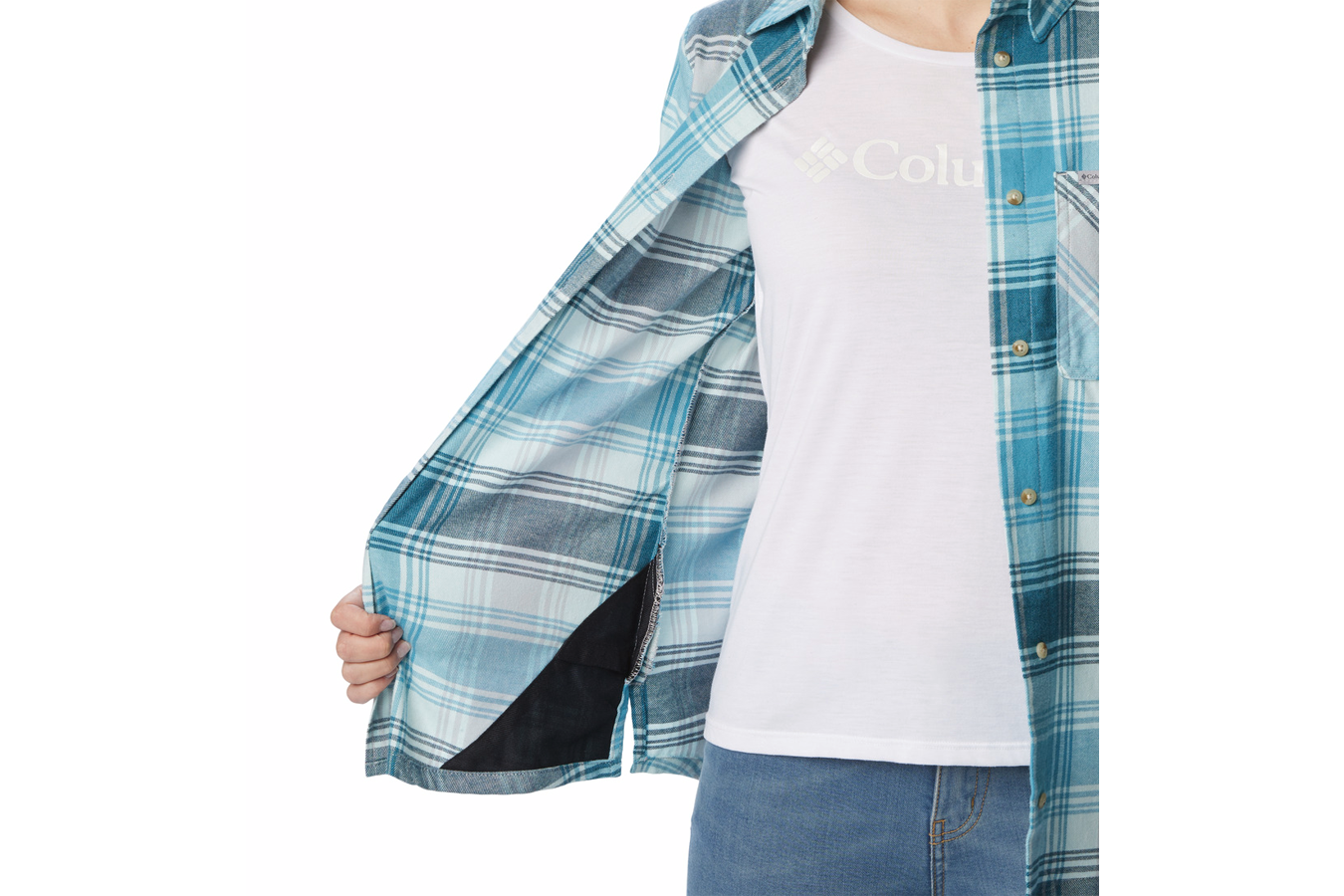 Columbia Women's Calico Basin Flannel Long Sleeve Shirt