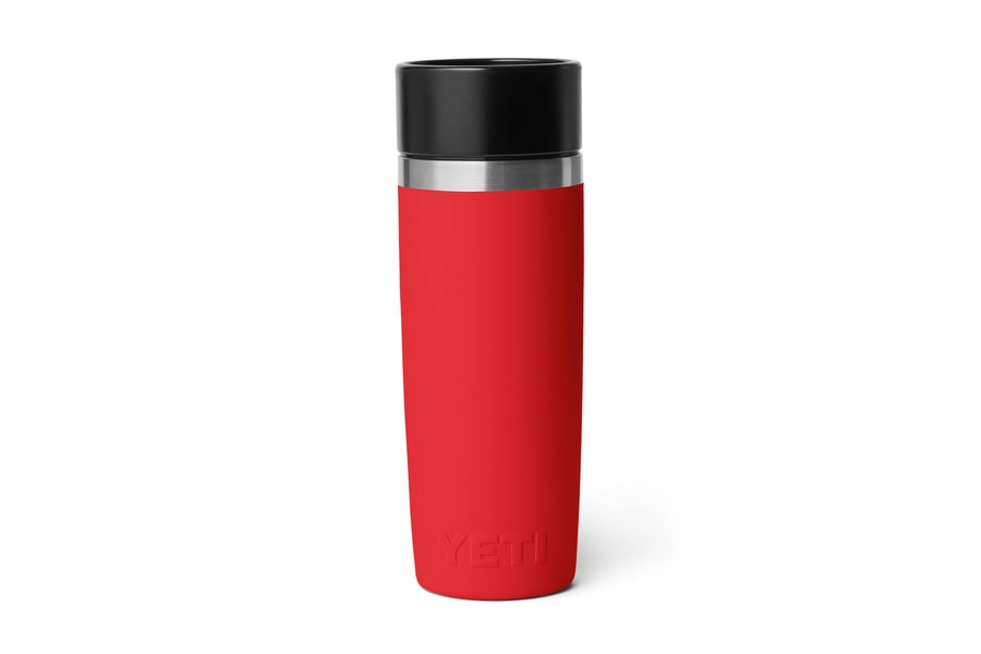 YETI COOLERS Rambler 16oz Travel Bottle Rescue Red