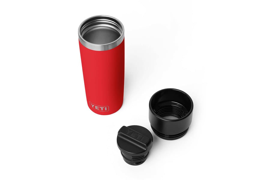 YETI COOLERS Rambler 16oz Travel Bottle Rescue Red