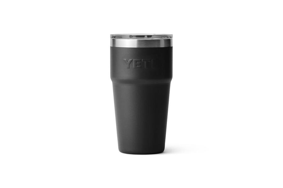 YETI COOLERS Rambler 20 oz Stackable Cup with Magslider Lid Black
