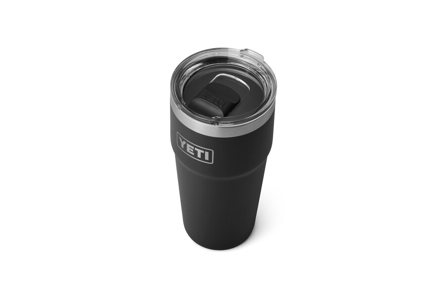 YETI COOLERS Rambler 20 oz Stackable Cup with Magslider Lid Black