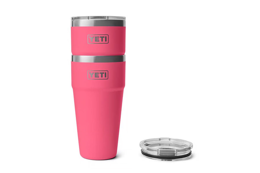 YETI COOLERS Rambler 30 oz Stackable Tumbler with MagSlider Lid - Tropical Pink