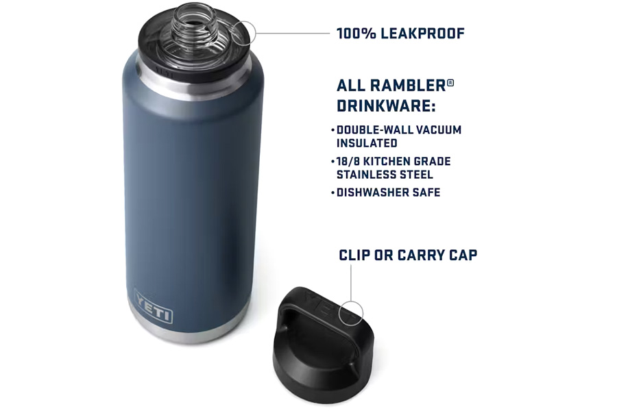YETI 46Oz Rambler Chug Bottle Navy