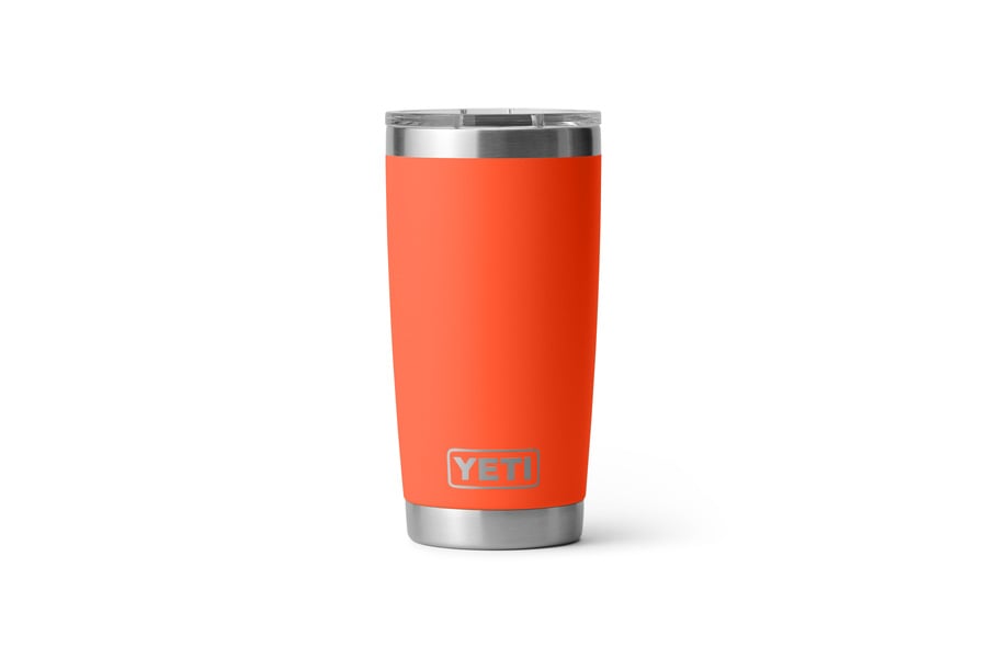 YETI COOLERS Rambler 20oz Tumbler with Magslider Lid Papaya