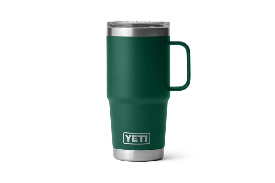 YETI Rambler 20oz Travel Mug Black Forest Green