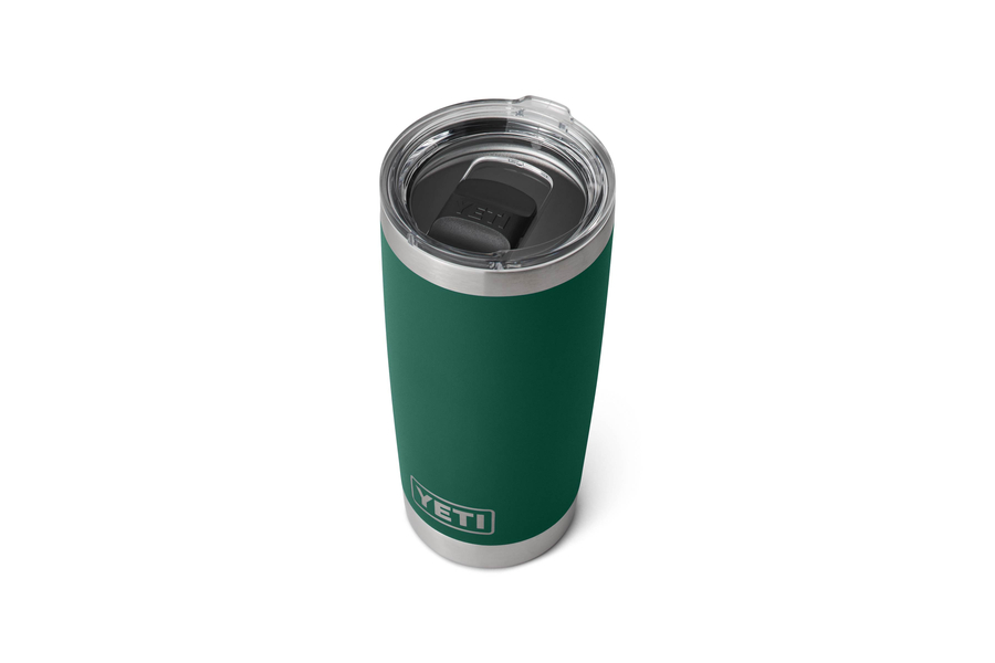 YETI COOLERS Rambler 20oz Tumbler with Magslider Lid Black Forest Green