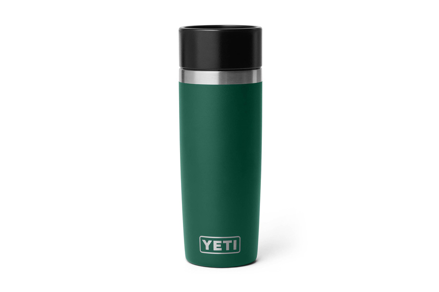 YETI Rambler 16 oz Travel Bottle Black Forest Green