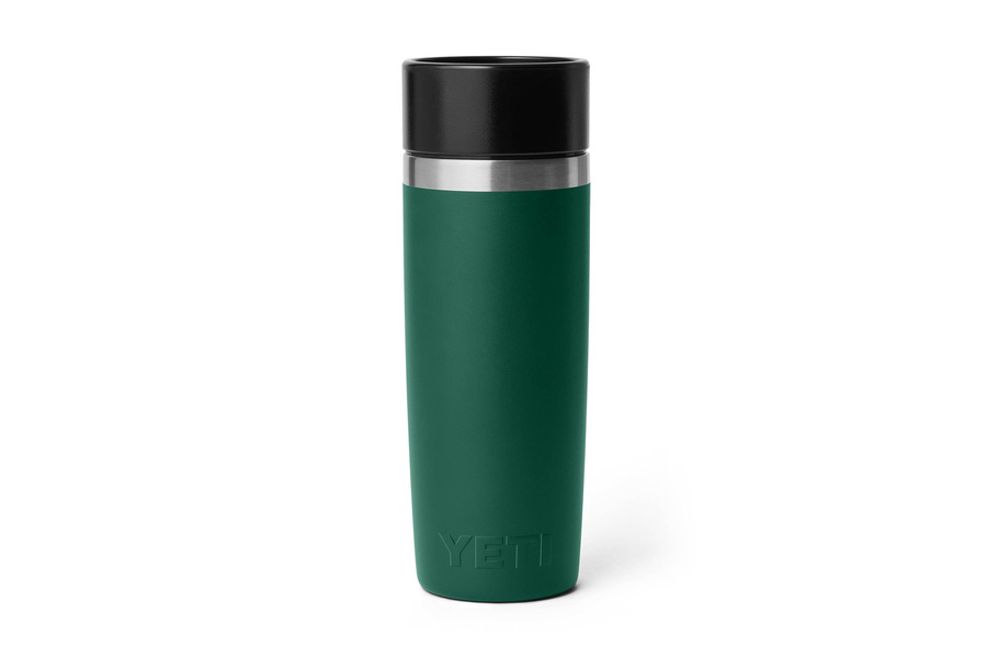 YETI Rambler 16 oz Travel Bottle Black Forest Green