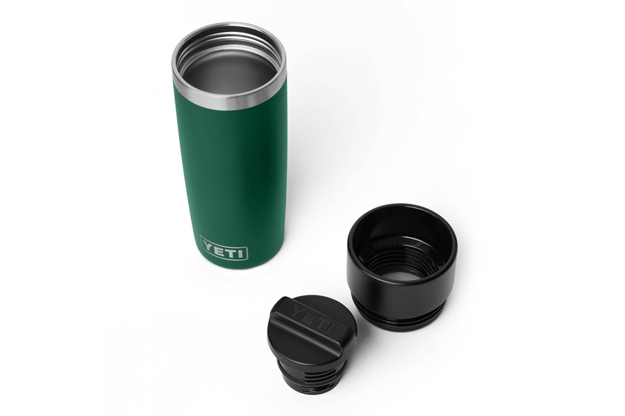 YETI Rambler 16 oz Travel Bottle Black Forest Green