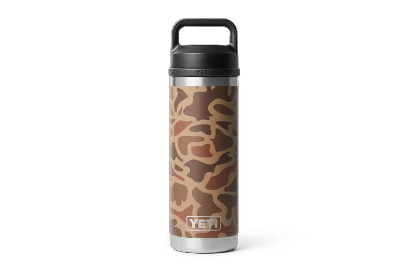 YETI COOLERS Rambler 18 oz Bottle with Chug Cap Wetlands Camo