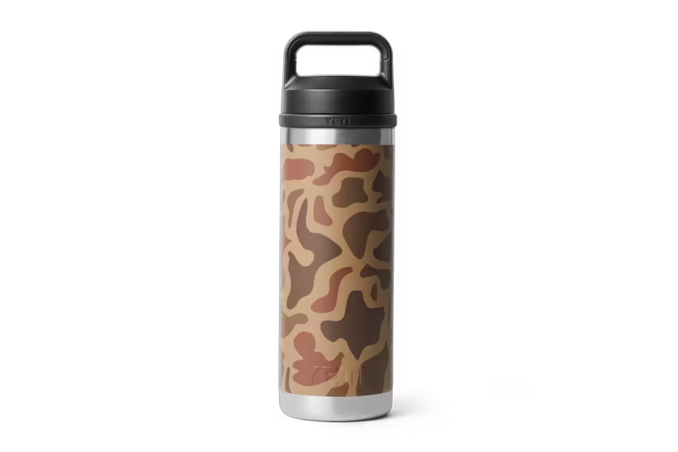 YETI COOLERS Rambler 18 oz Bottle with Chug Cap Wetlands Camo