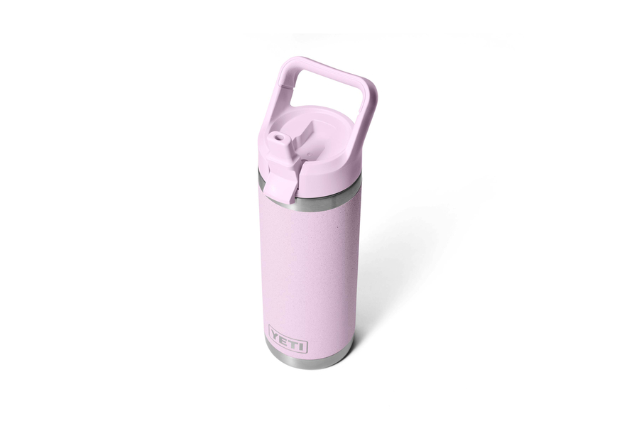 YETI Rambler 18 oz Water Bottle with Color Match Straw Cap Cherry Blossom