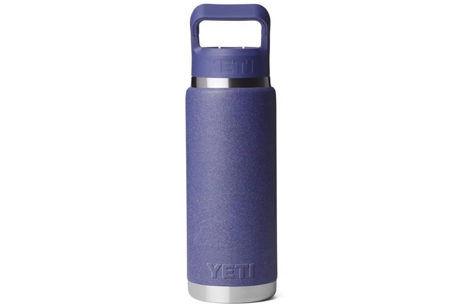 YETI COOLERS Rambler 26oz Bottle with Straw Cap Moon Dust