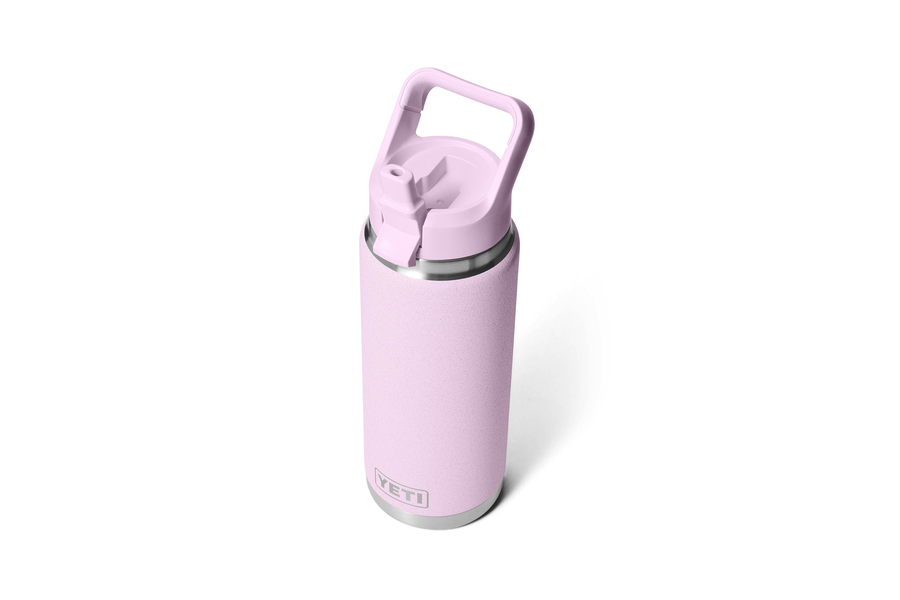 YETI Rambler 26 oz Water Bottle with Color Match Straw Cap Cherry Blossom