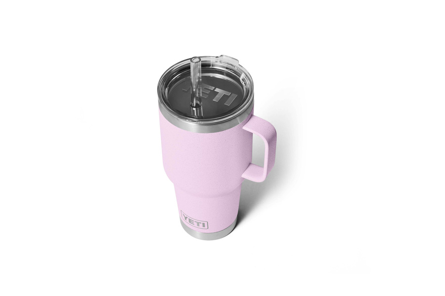 YETI COOLERS Rambler 35oz Mug with Straw Lid Cherry Blossom