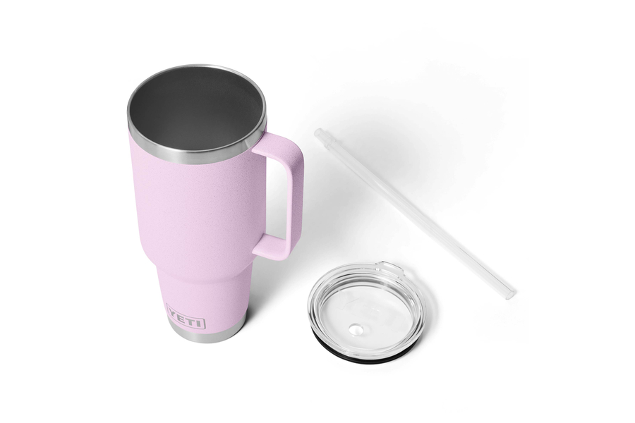 YETI Rambler 42oz Mug with Straw Lid Cherry Blossom