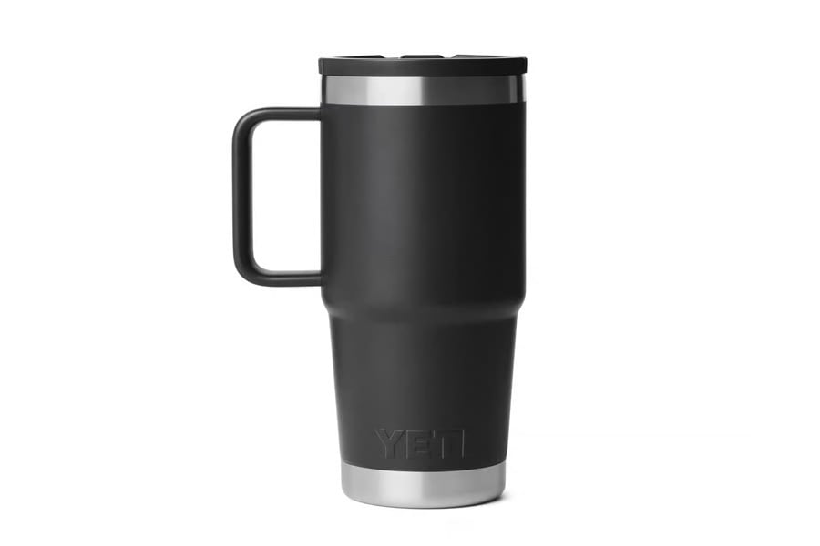 YETI Rambler 20oz Travel Mug with Straw Black